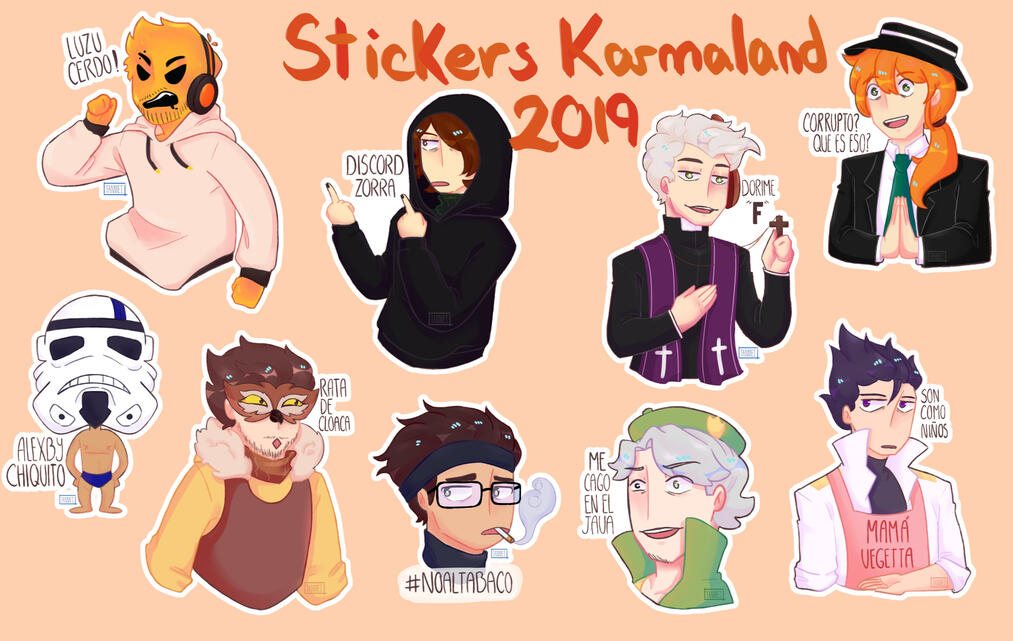 Stickers Karmaland 4