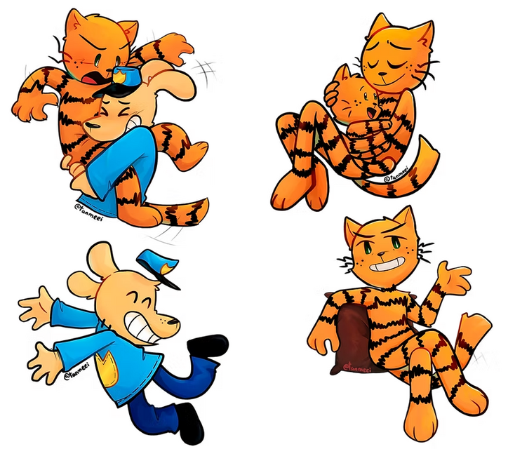 Llaveros|stickers Dogman 2025