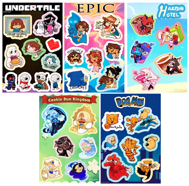 Sticker sheet 2025
