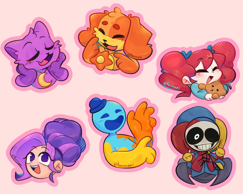 Pines acrilicos||Charms Poppy Playtime 2026
